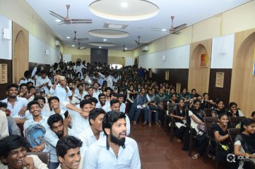 London Babulu Movie Team at AVN college Vizag